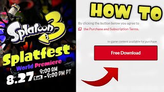 How to Download Splatoon 3 World Premiere Demo