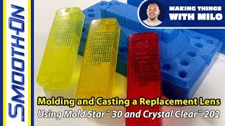 How to Create a Replacement Tail Light - Moldmaking and Clear Casting Resin Demonstration