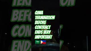 TERMINATION CONTRACT ON QIWA PROBLEM #ofw #qiwa_update #Qiwacontract #saudiarabia