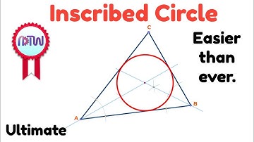 How to Inscribe a Circle Inside a Triangle: Step-by-Step Tutorial