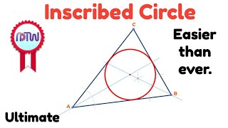 How to Inscribe a Circle Inside a Triangle: Step-by-Step Tutorial by ADTW Study 437 views 6 days ago 2 minutes, 16 seconds