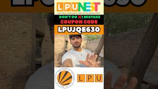 LPUNEST Coupon Code 2026 | LPU Admission 2026 | LPUNEST Scholarship Code #lpunest #lpunest2026