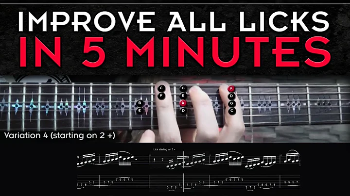 Play Better Licks In 5 Minutes - My Favorite Trick!