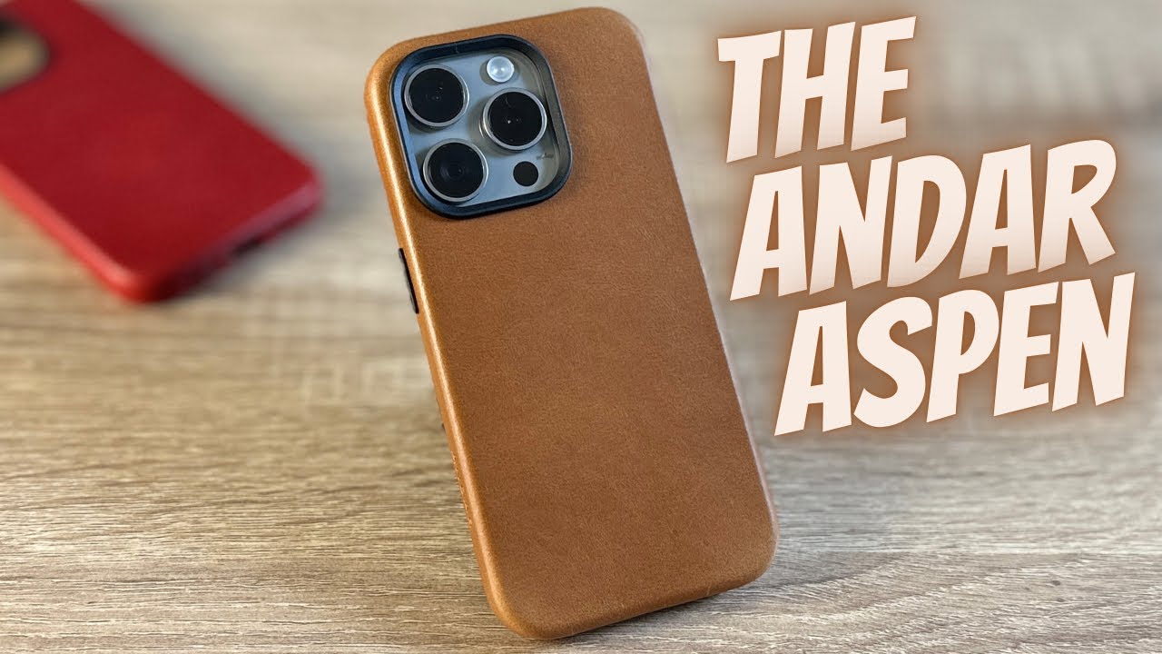 iPhone 15 Pro - Fine Leather MagSage Case Andar Aspen - YouTube