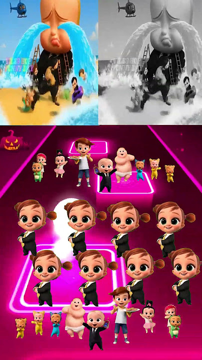 Boss Baby X Coffin Dance Cover Tiles hop edm rush #110 #babyboss #shorts