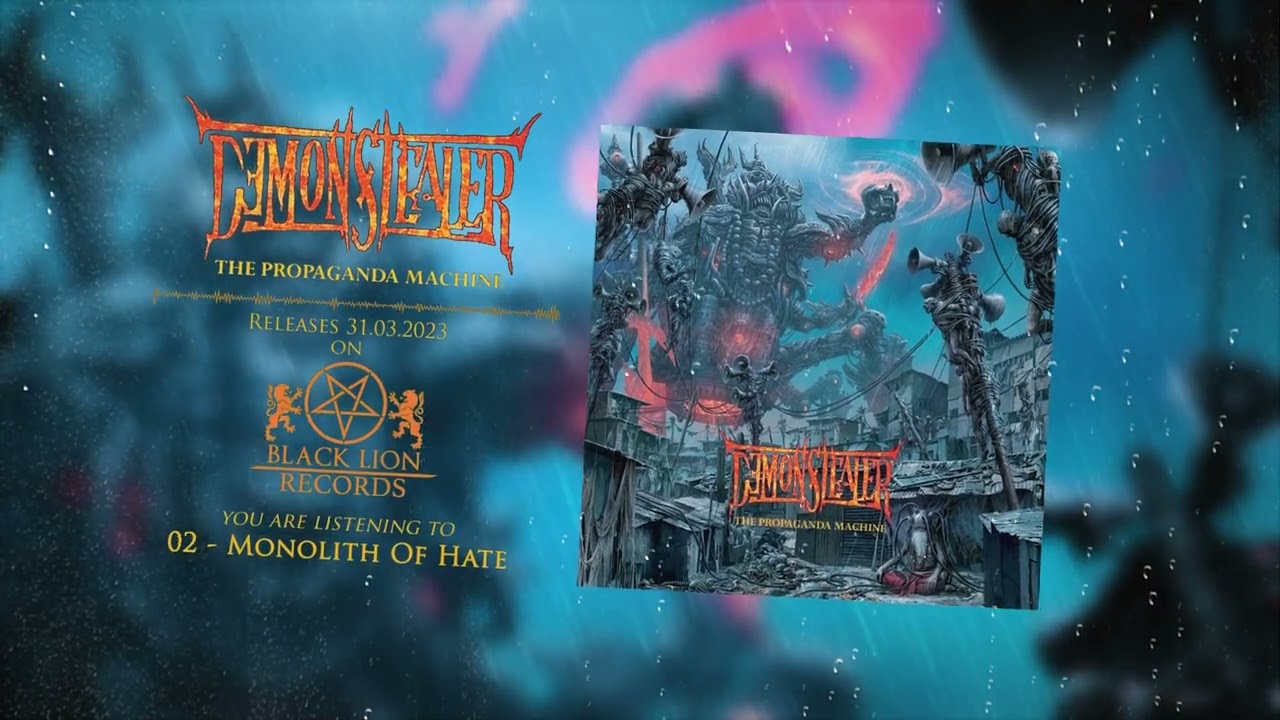 Demonstealer - Monolith Of Hate (Official VISUALISER 2023) | BLACK LION RECORDS