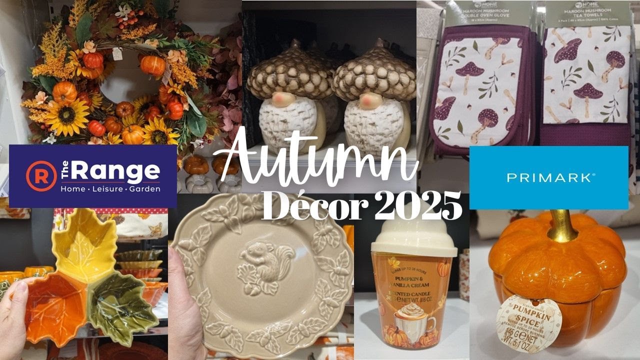 Primark & The Range Autumn Shop With Me 2025 | Cozy Fall Home Décor Finds