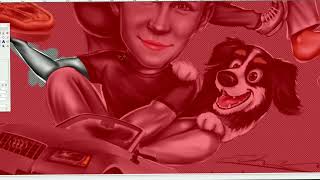 High Skilm Creation - Gimp - speed paint, speed drawing caricature