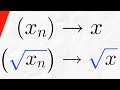 Proof for square root of convergent sequence  real analysis exercises