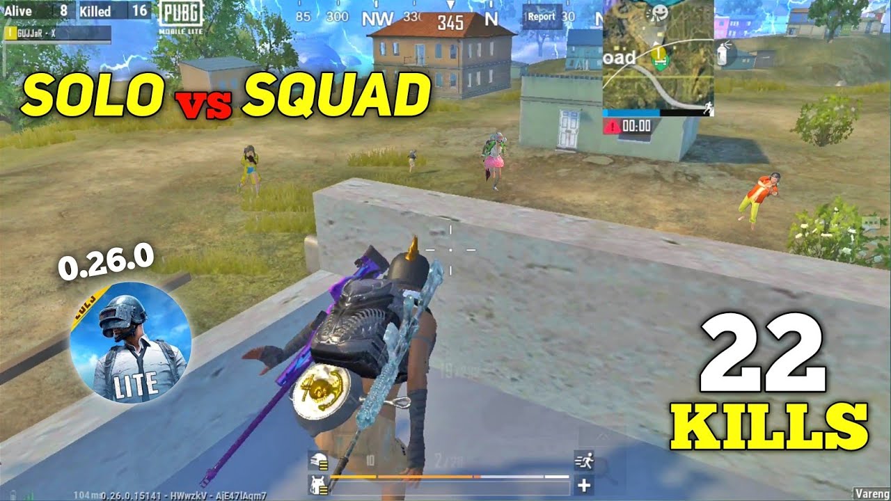 22 KILLS 🔥 SOLO vs SQUAD FULL GAMEPLAY AFTER NEW UPDATE - PUBG MOBILE LITE