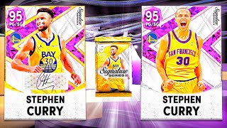 Opening 40 SIGNATURE SERIES PACKS For PINK DIAMOND STEPH CURRY! NBA 2K22 MyTeam