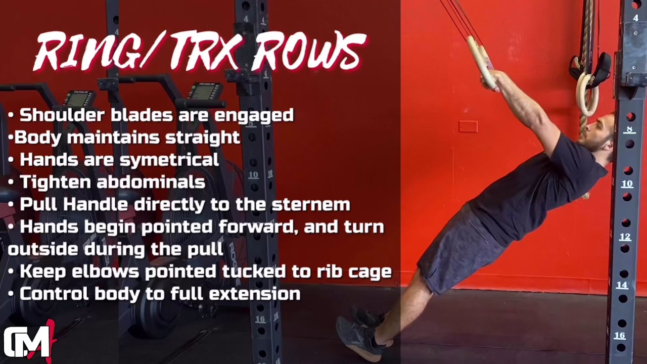 How To: TRX/Ring Rows - YouTube