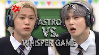 [ENG SUB] Astro's FUNNIEST Whisper Challenge moments 🤣