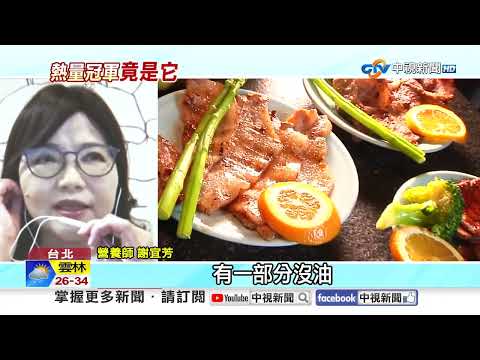 豬五花不是最肥!火鍋"雪花牛"熱量最高賽"排骨便當"!│中視新聞 20250704