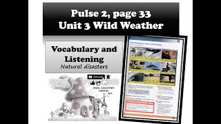 Pulse 2 Unit 3 Wild Weather Form 1 English [Vocabulary and Listening],Page 33