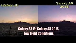 Galaxy s8 vs Galaxy A8 2018 video e photo in low light conditions 🕯️ screenshot 5