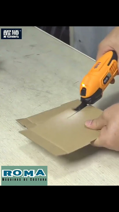 Cordless Cardboard Cutter Demonstration - Worx ZipSnip electric