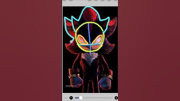 How to Draw Shadow 🖤🔥 front profile from Sonic the hedgehog 3 movie🍿#shorts#shadow#sonic#howto#draw