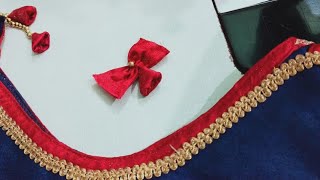 Very beautiful new letest back neck blouse design cutting and stitching | kriti fashion designer