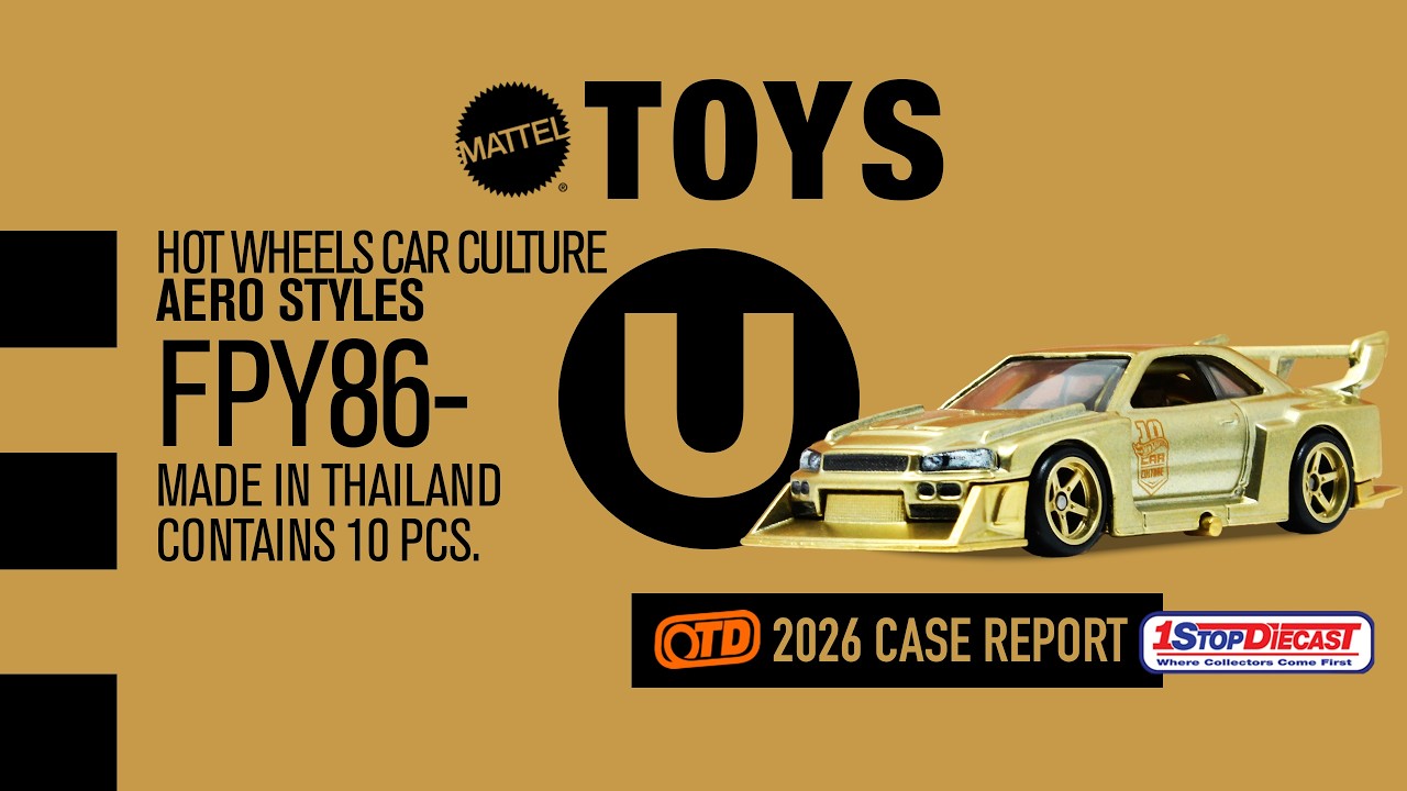 Hot Wheels 2026 Car Culture / AERO STYLES (U case) unboxing