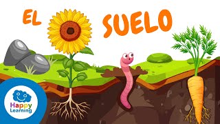 Cosas que no sabías sobre EL SUELO | Ciencias Naturales para Niños | Happy Learning