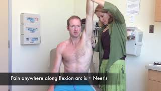 Shoulder exam - Neers impingement test