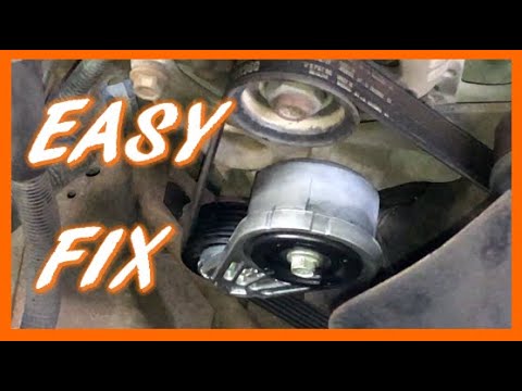 How To Replace Tensioner Pulley on 1996-2002 Chevy GMC Truck & SUV