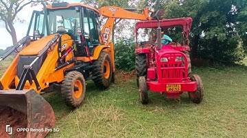 CB 3DX Beast Mode 🚜 | Backhoe Loader Mitti Overload with Mahindra tractor loading | jcb 3dx Plus 