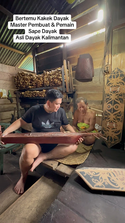 Grandpa Dayak Master Sape Dayak #dayak #kalimantan #shorts