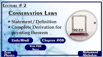 Poynting Theorem with complete Derivation #electrodynamics #chapter8 #zerophysics #physics