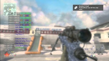 Mw2 CFG Menu