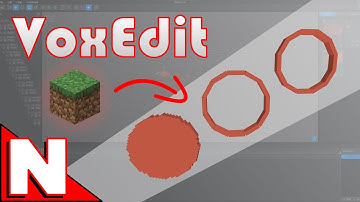 Make circles in VoxEdit (How to)