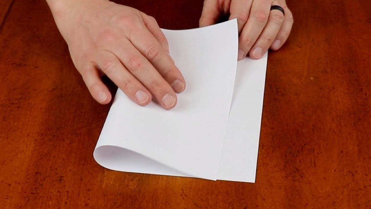 What stops a piece of paper from being folded more than seven times?