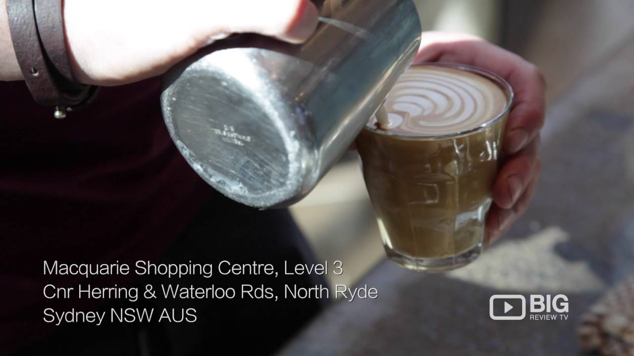 The Missing Piece Cafe Coffee Shop in Macquarie Park NSW serving Salad and Burger