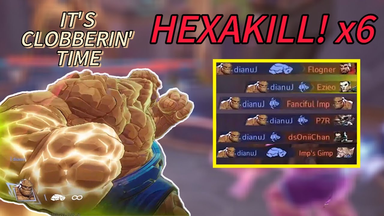 ITS CLOBBERING TIME THING 6K Marvel rivals - YouTube