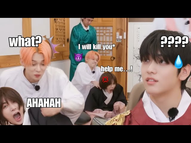 who is the king? yeonjun what are you doing? | txt cut moments .. are they funny? class=