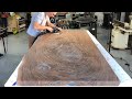 How To Make a Live Edge Slab Table - How To Woodworking