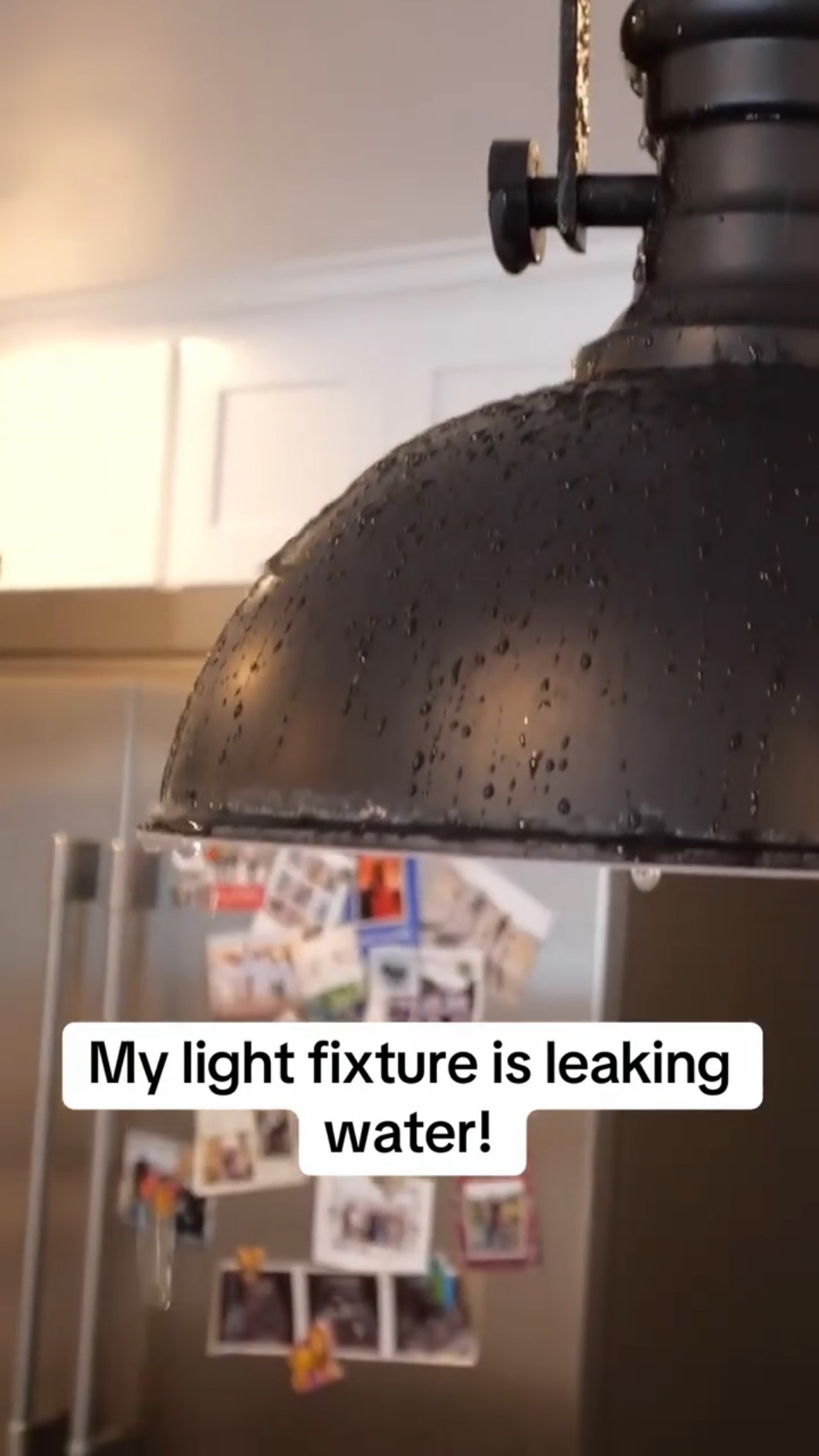 WHY IS MY LIGHT FIXTURE LEAKING WATER?!
