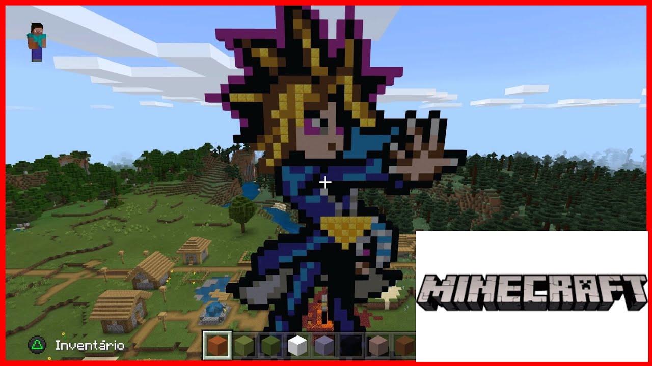 Minecraft - Pixel Art - Yu-Gi-Oh! - YouTube