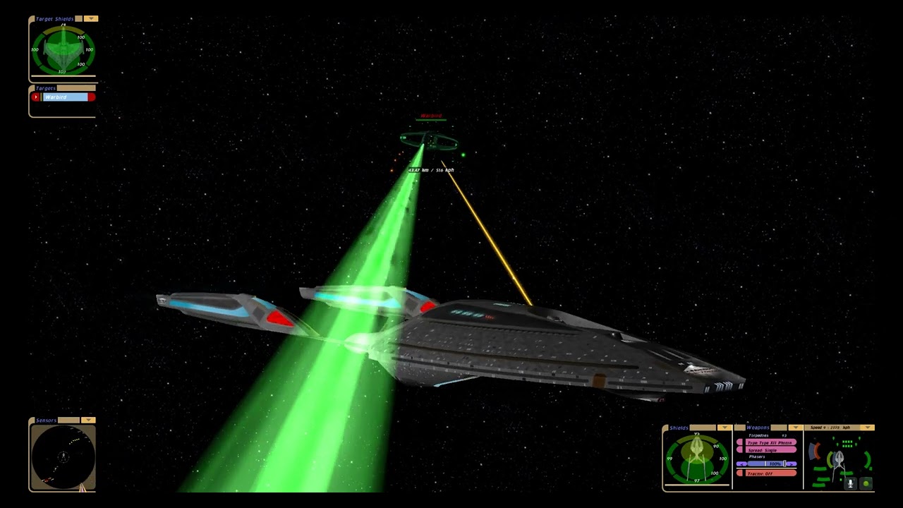Star Trek Bridge Commander U.S.S. Patriot vs. Romulan Warbird