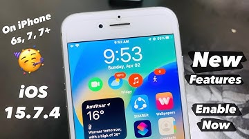 iOS 15.7.4 New Features on iPhone 6s,7, 7+ || Enable Now