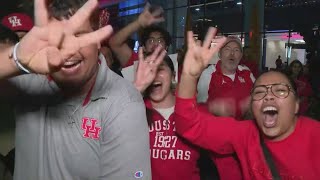 March Madness Uh Fans Celebrate As Coogs Advance To The Sweet 16