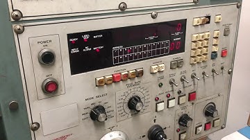 Mori Seiki PC-DNC - 4 Shutting down the Mori Seiki SL-2