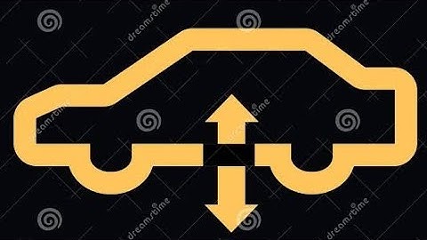 Audi Q7 air suspension light