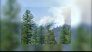 Lightning sparked fires burning on Flathead National Forest