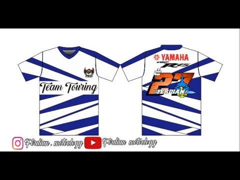 Tutorial Coreldraw Skema Pembuatan Designdesain Baju Team Touring Jersey