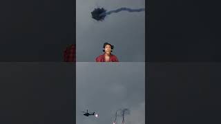 Attack Helicopter Narrowly Escapes Mid-Air Drone Interception
