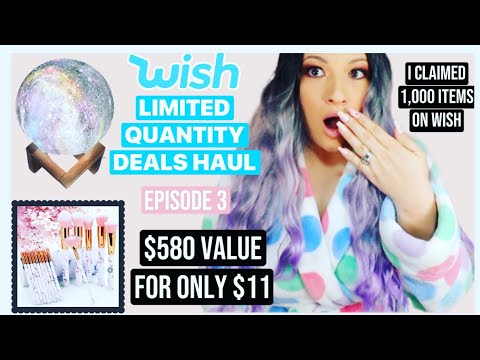WISH LIMITED QUANTITY DEALS HAUL Part 3 || ? How To Win 75 Cent Products ? ?|| Strategy 3 Of 7