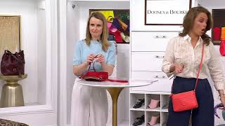 Dooney & Bourke Florentine Leather Ginger Crossbody on QVC
