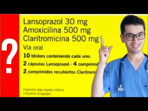 Lansoprazol, Claritromicina y Amoxicilina para que sirve | Y MAS!! 💊 úlceras , Helicobacter pylori